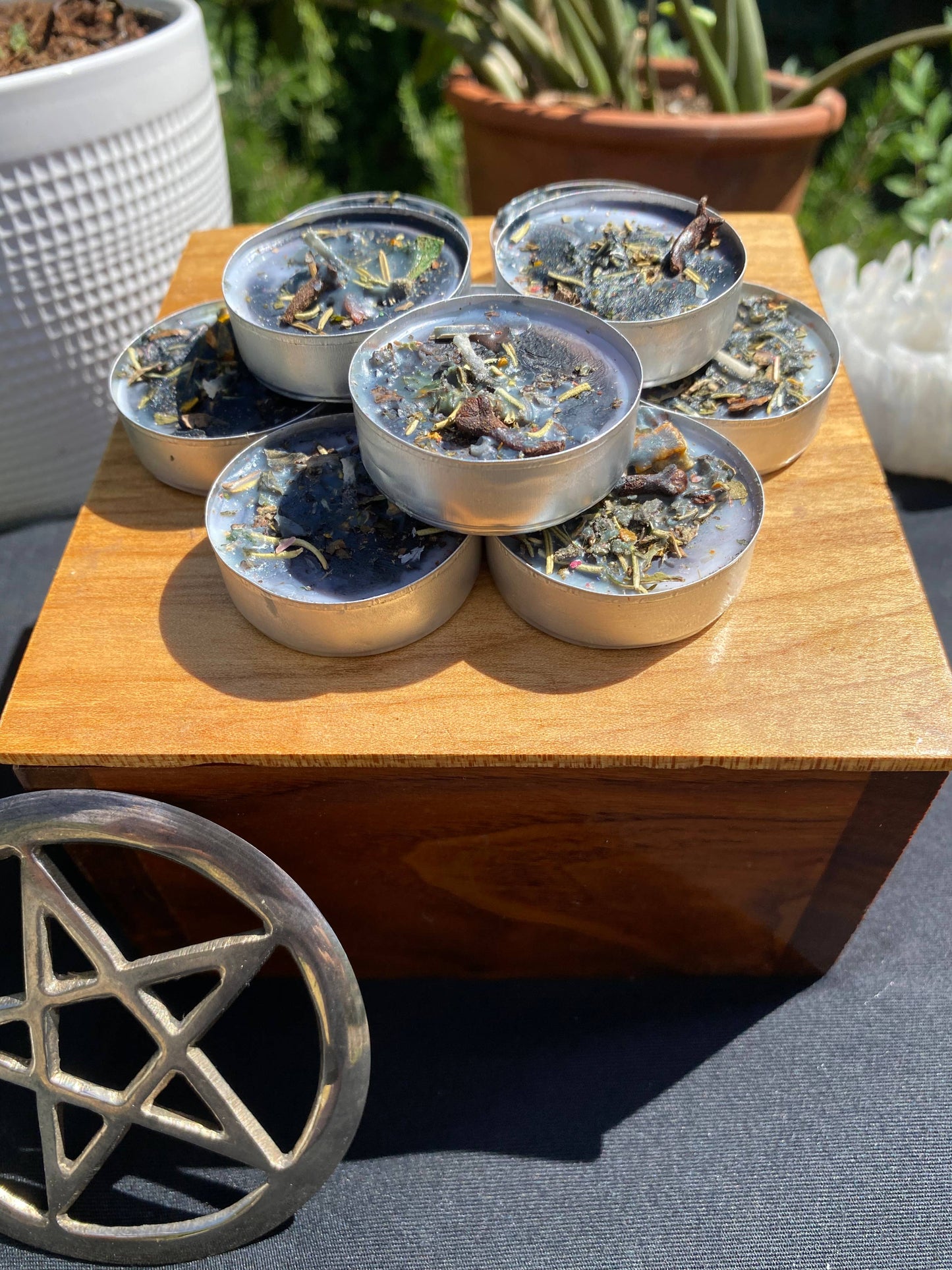 Banishing and Breakthrough Tealight Spell Candles