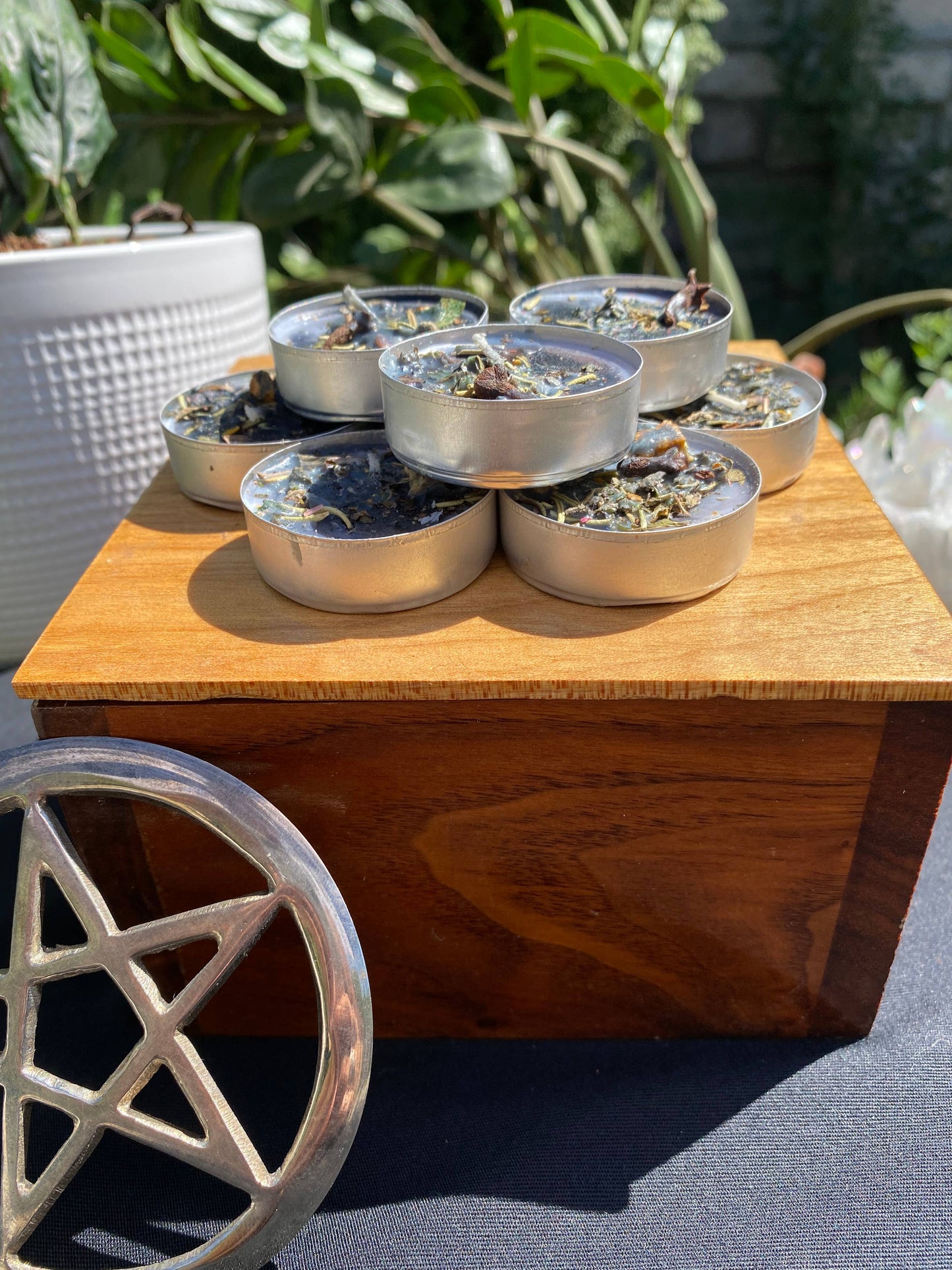 Banishing and Breakthrough Tealight Spell Candles