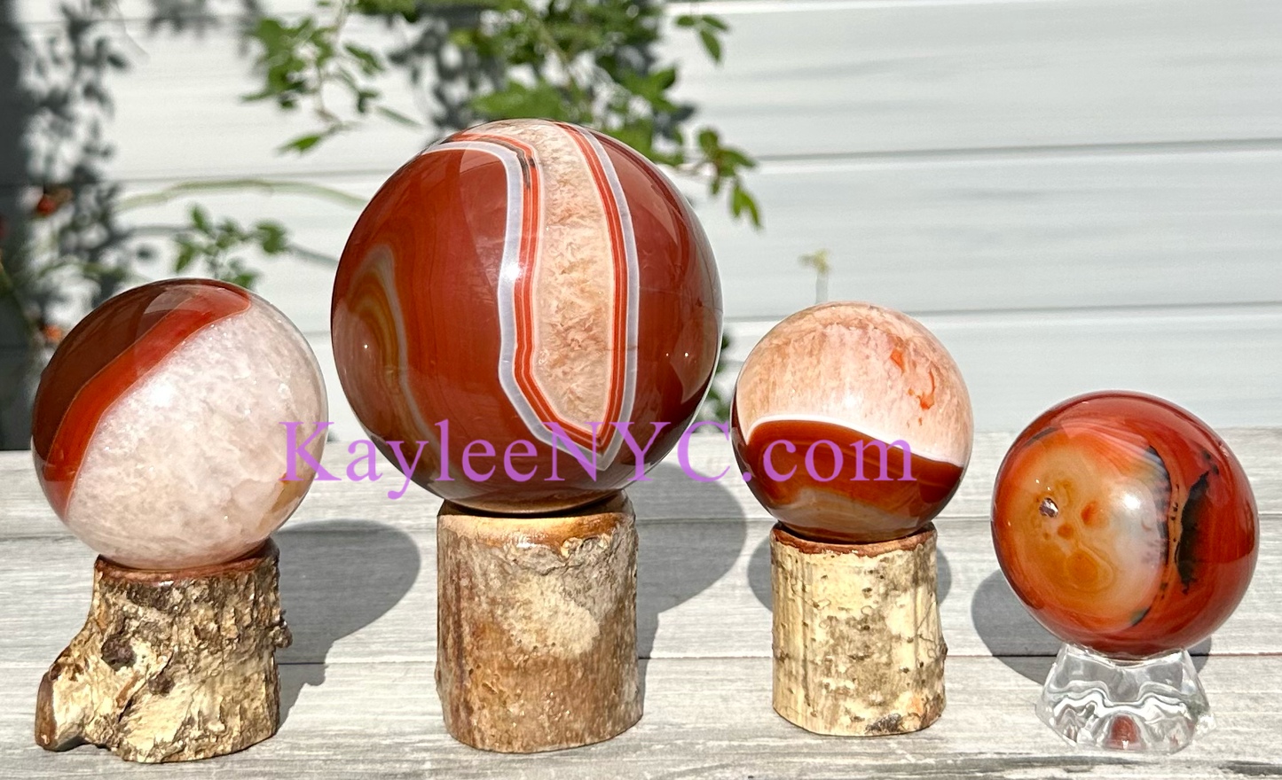 Natural Carnelian Sphere