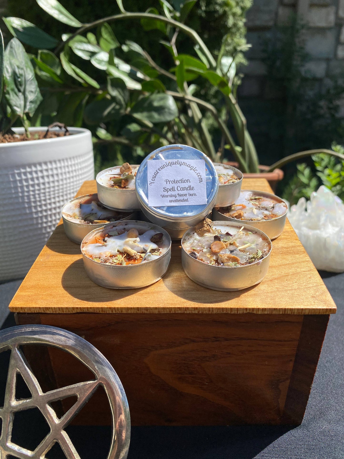 Protection Tealight Spell Candles
