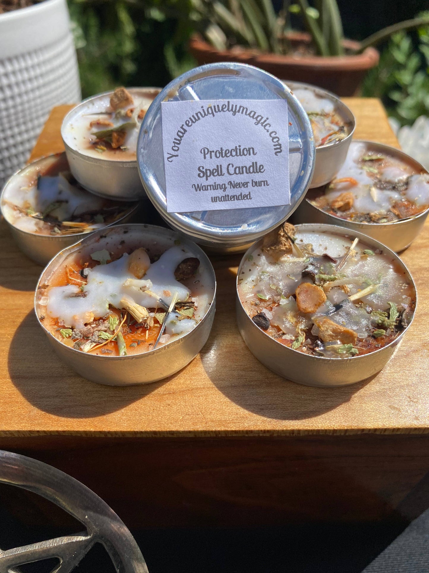 Protection Tealight Spell Candles