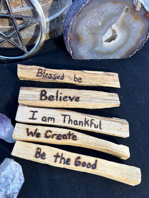 Hand Burned Palo Santo- Blessed Collection