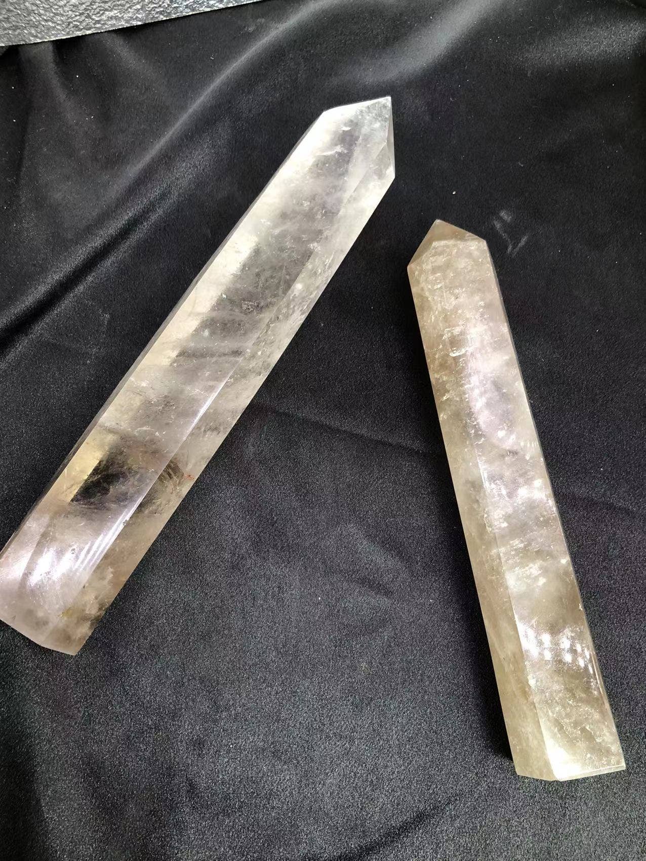 Large Natural Smoky Citrine Tower, 5 Sizes, Up to 3.8LBs/Pc