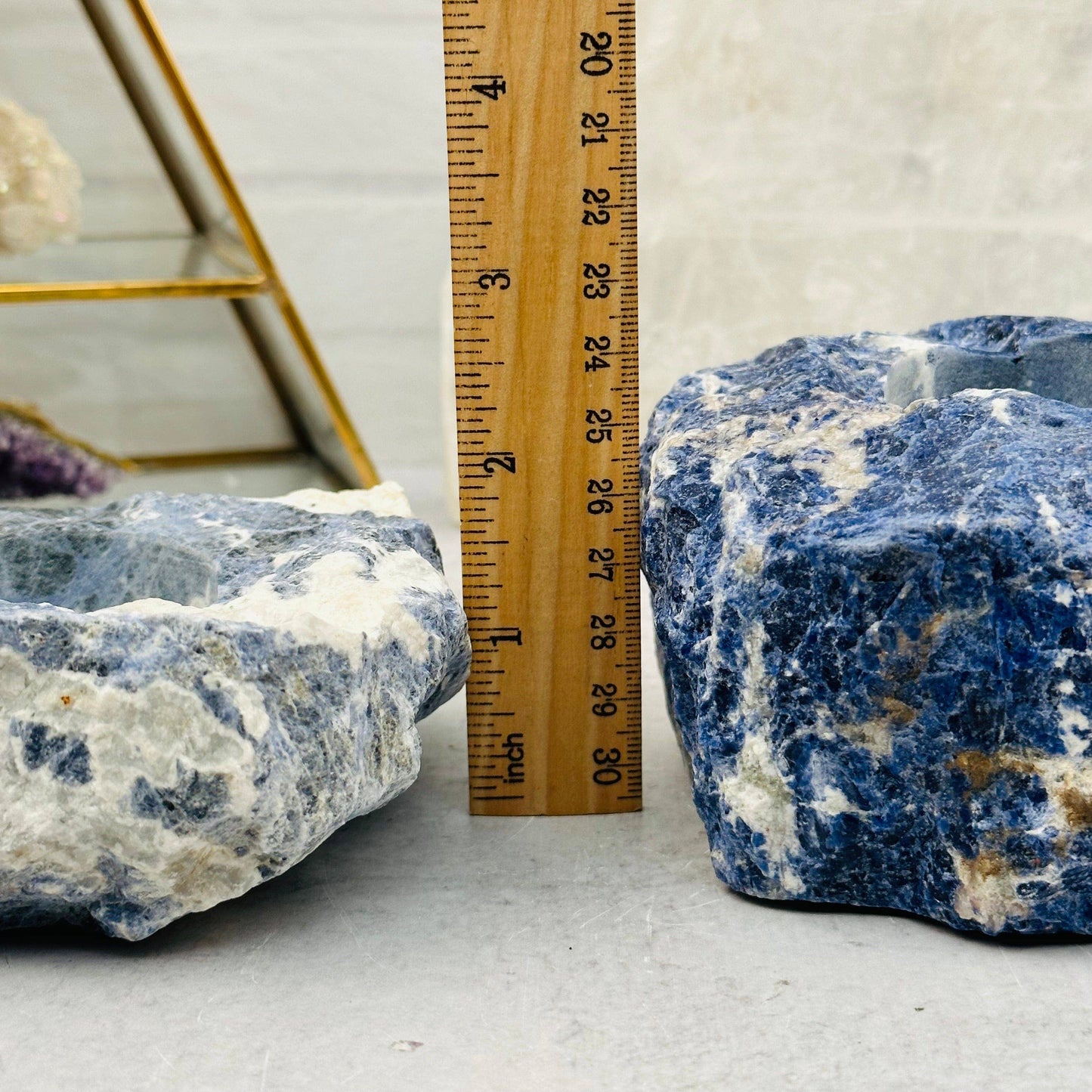 Sodalite Candle Holder - Crystal Candle Tea Light