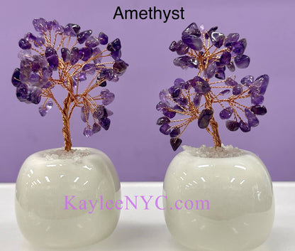 Natural Crystal Tree with Bowl Base