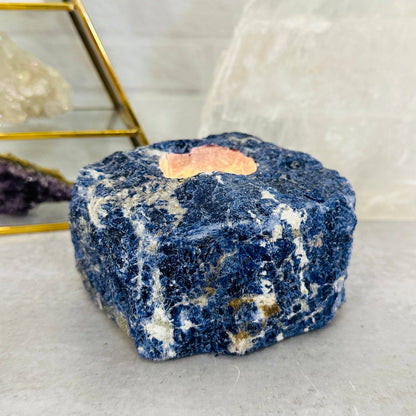 Sodalite Candle Holder - Crystal Candle Tea Light