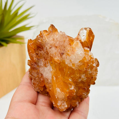 Tangerine Crystal Quartz Clusters - By Weight -