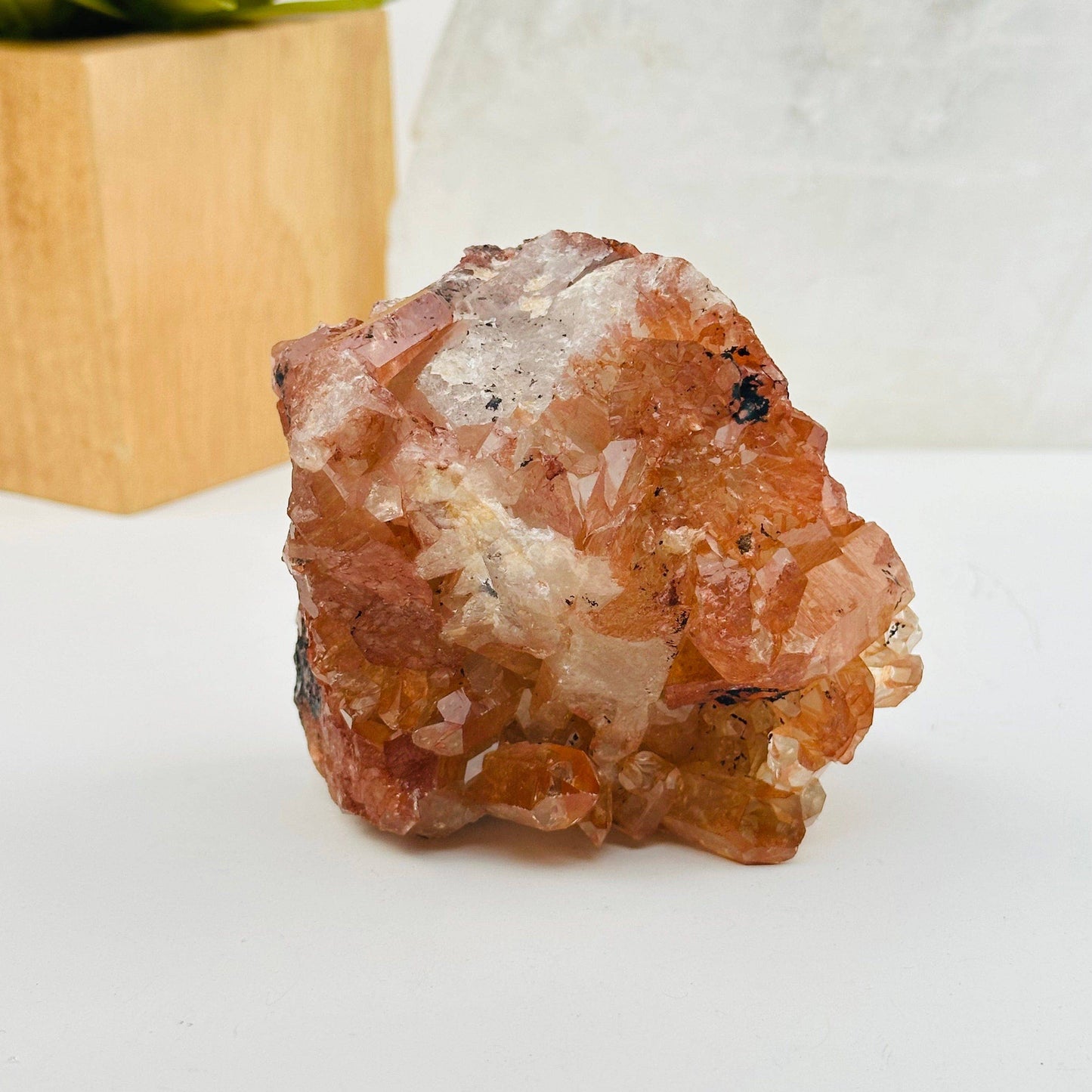 Tangerine Crystal Quartz Clusters - By Weight -