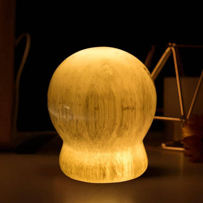Selenite Sphere Lamp – Extra Large (~5.5LB)