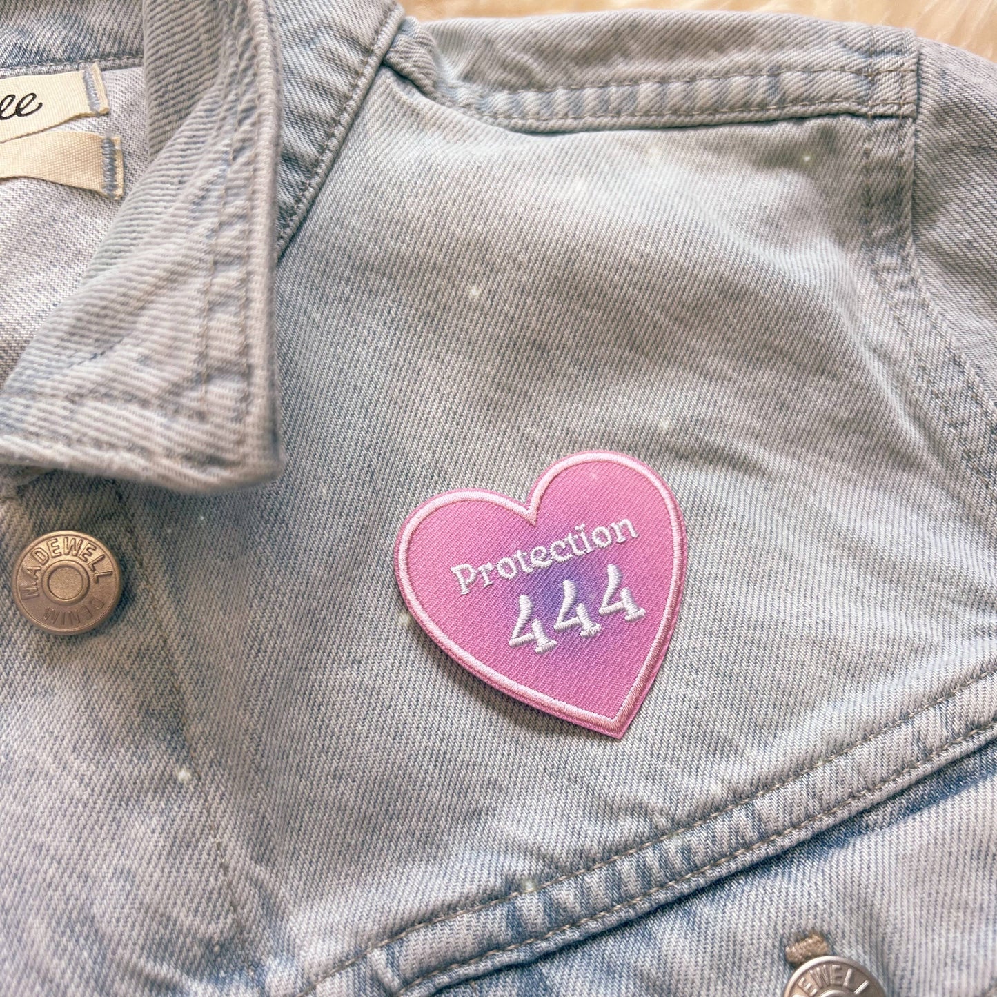 Angel Number Heart Patch