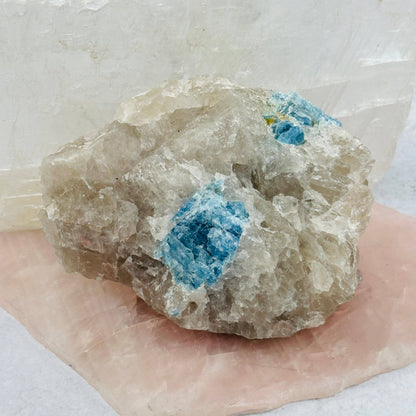 Rough Aquamarine Crystals on Matrix