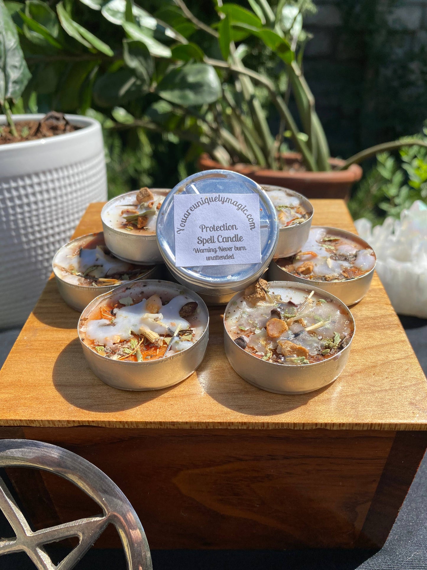 Protection Tealight Spell Candles
