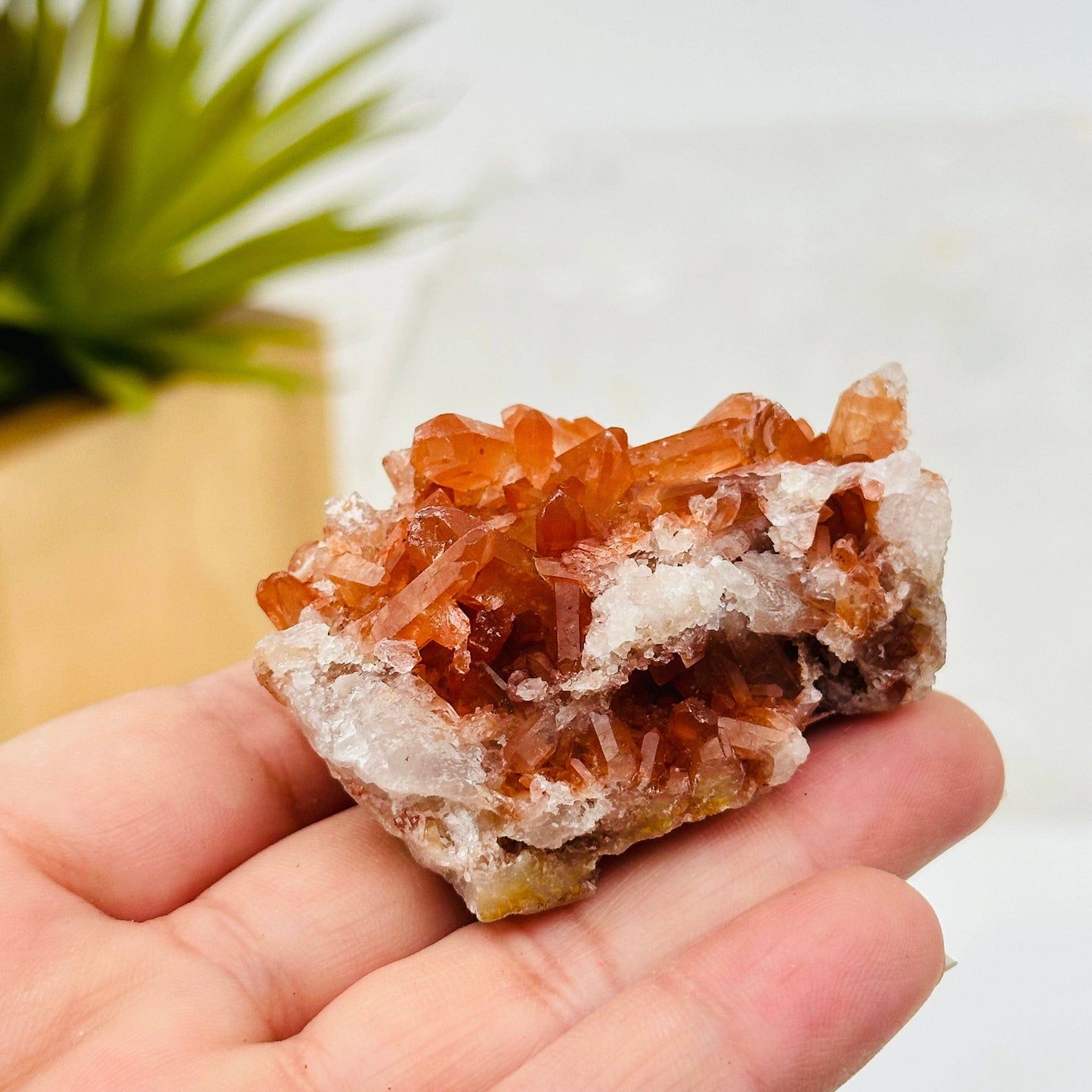 Tangerine Crystal Quartz Clusters - By Weight -