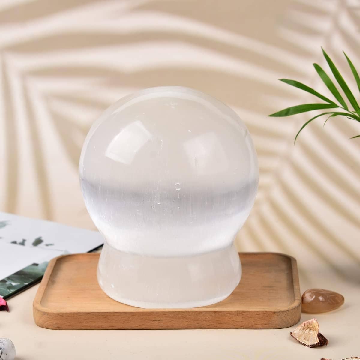 Selenite Sphere Lamp – Extra Large (~5.5LB)