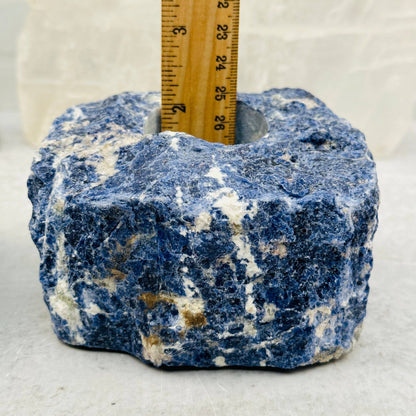 Sodalite Candle Holder - Crystal Candle Tea Light