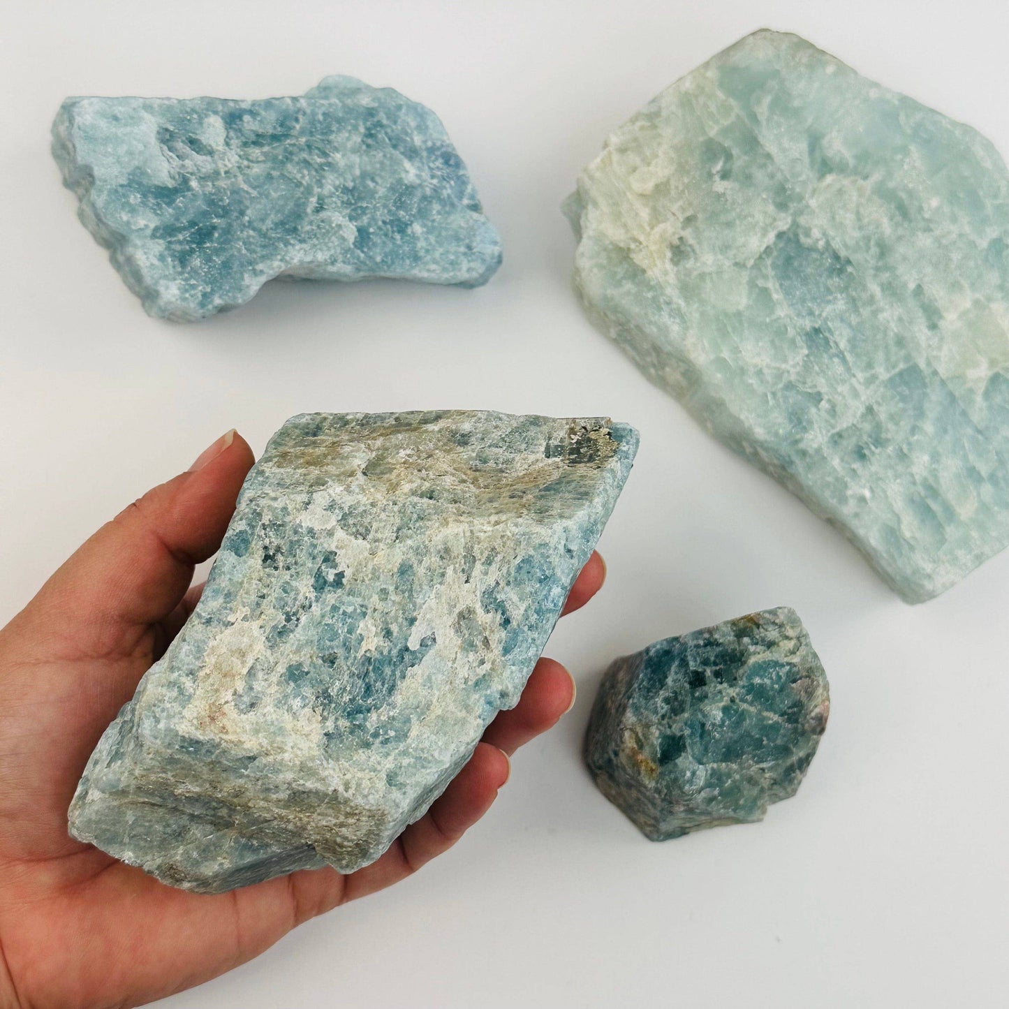Rough Aquamarine Crystals - By Weight -