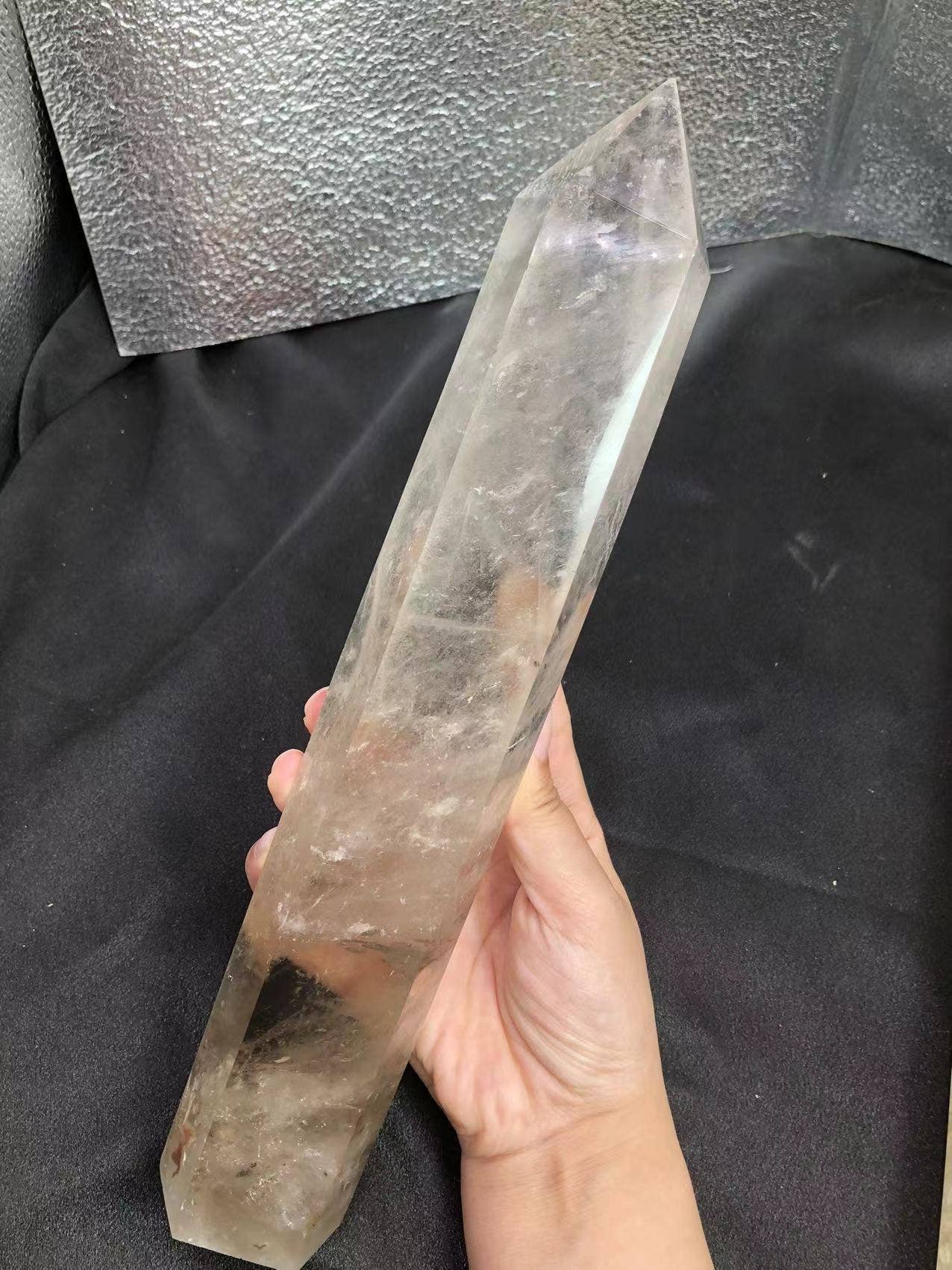 Large Natural Smoky Citrine Tower, 5 Sizes, Up to 3.8LBs/Pc