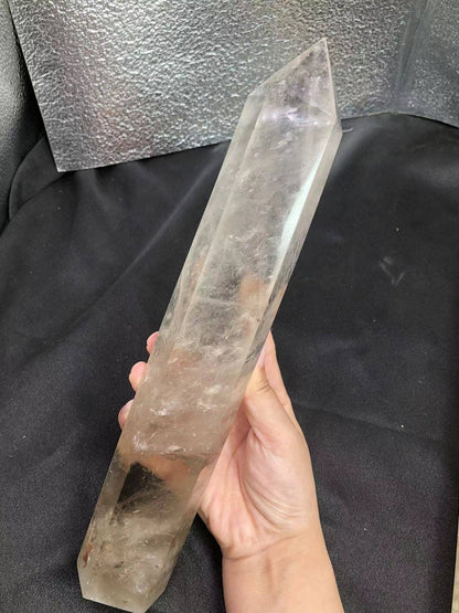 Large Natural Smoky Citrine Tower, 5 Sizes, Up to 3.8LBs/Pc