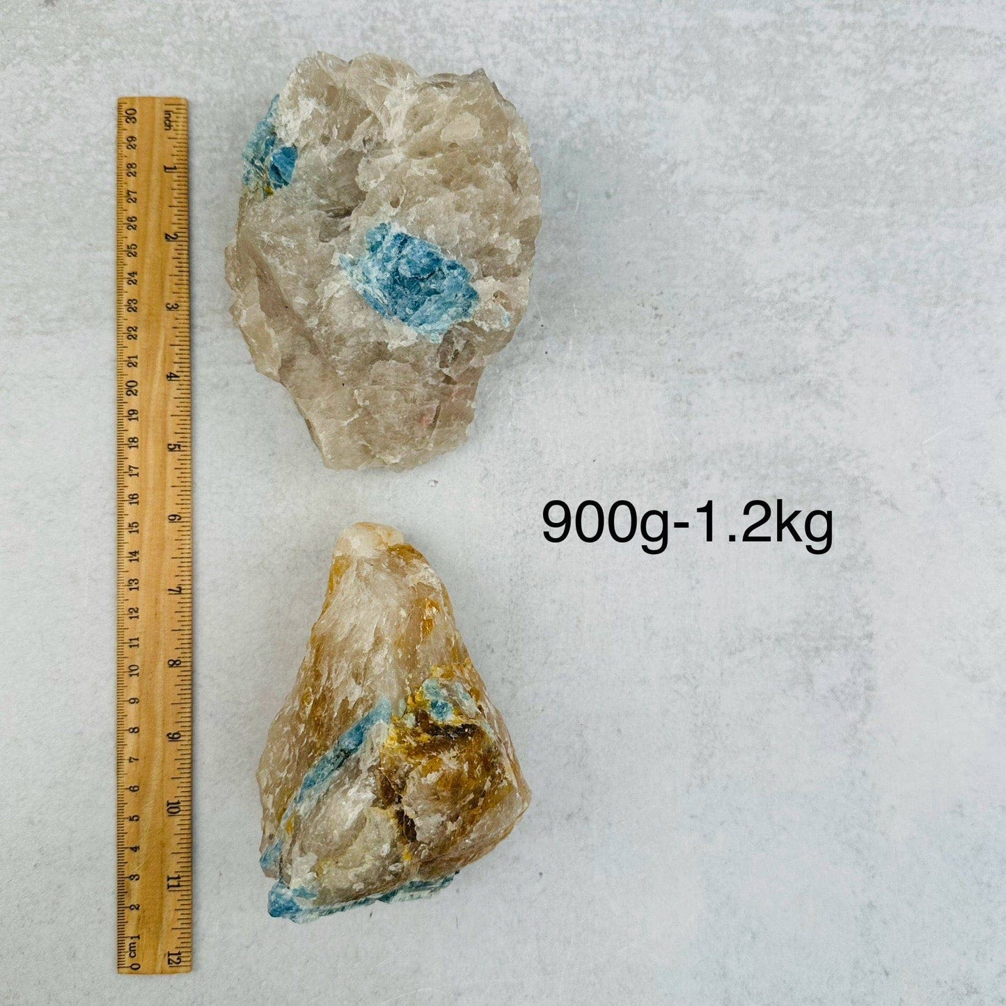 Rough Aquamarine Crystals on Matrix