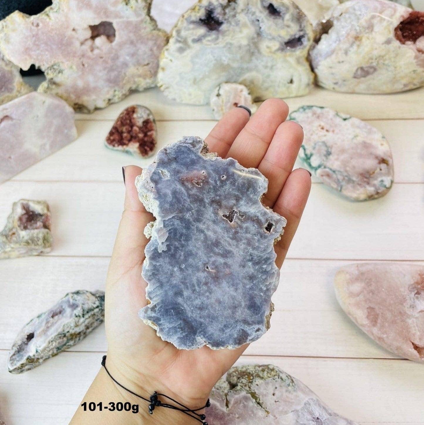 Crystal Pink Amethyst - Semi Polished