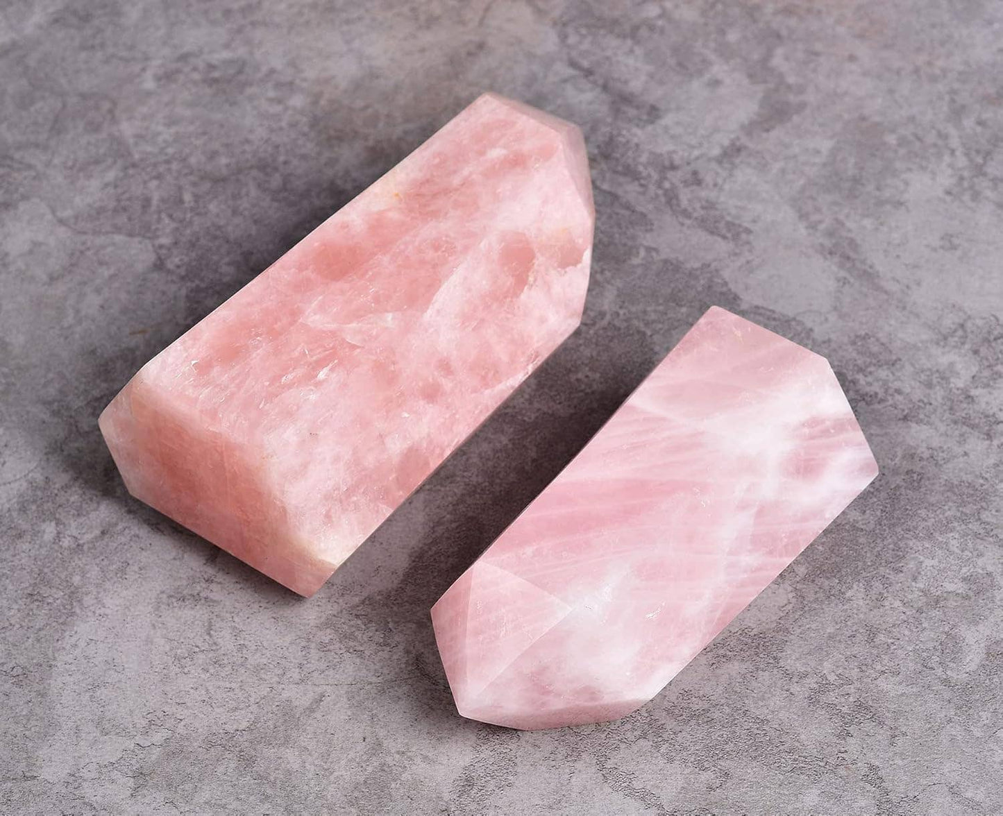 Rose Quartz Tower Point 7.5-9" Tall 2.2-2.8 LB Crystal