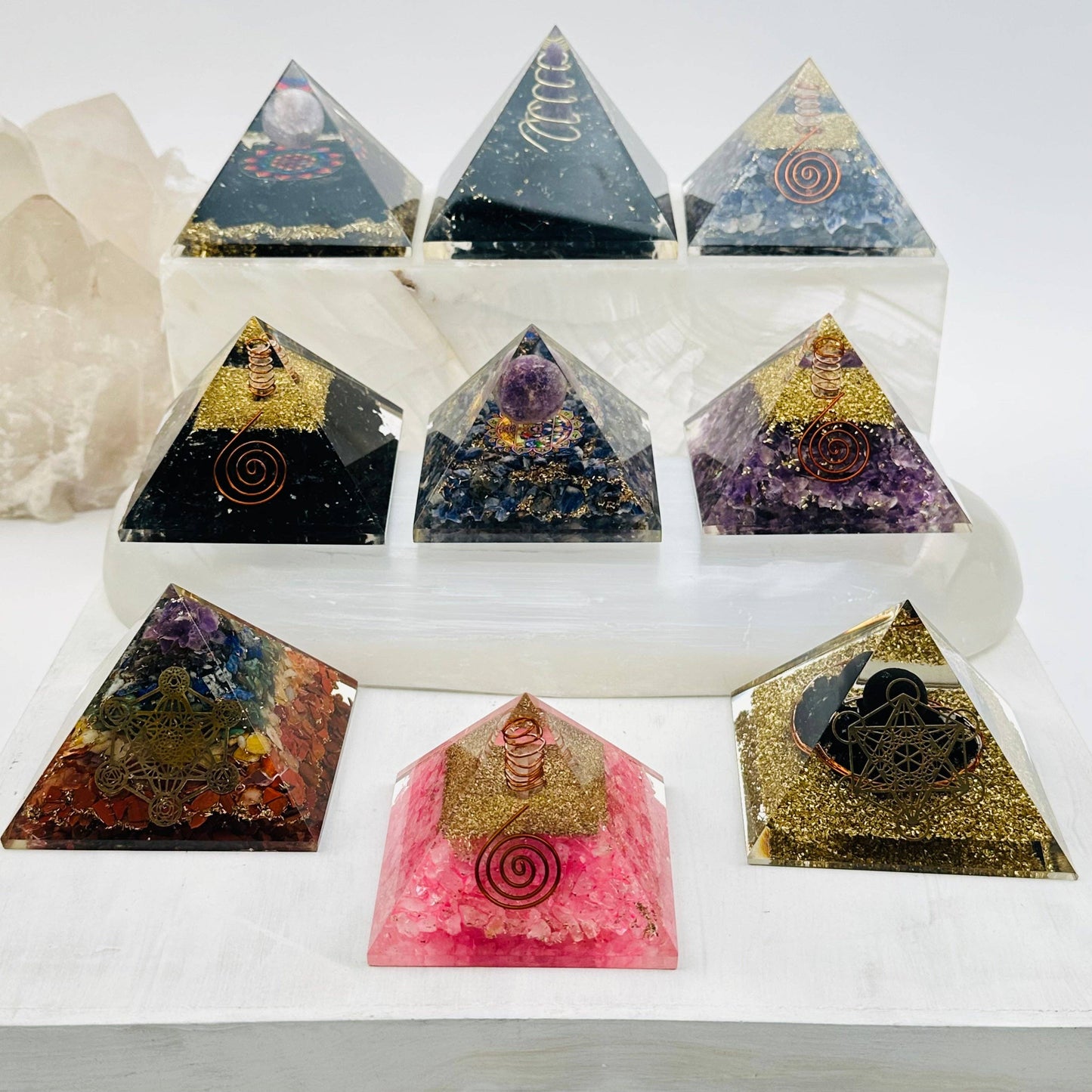 Orgone Crystal Pyramid