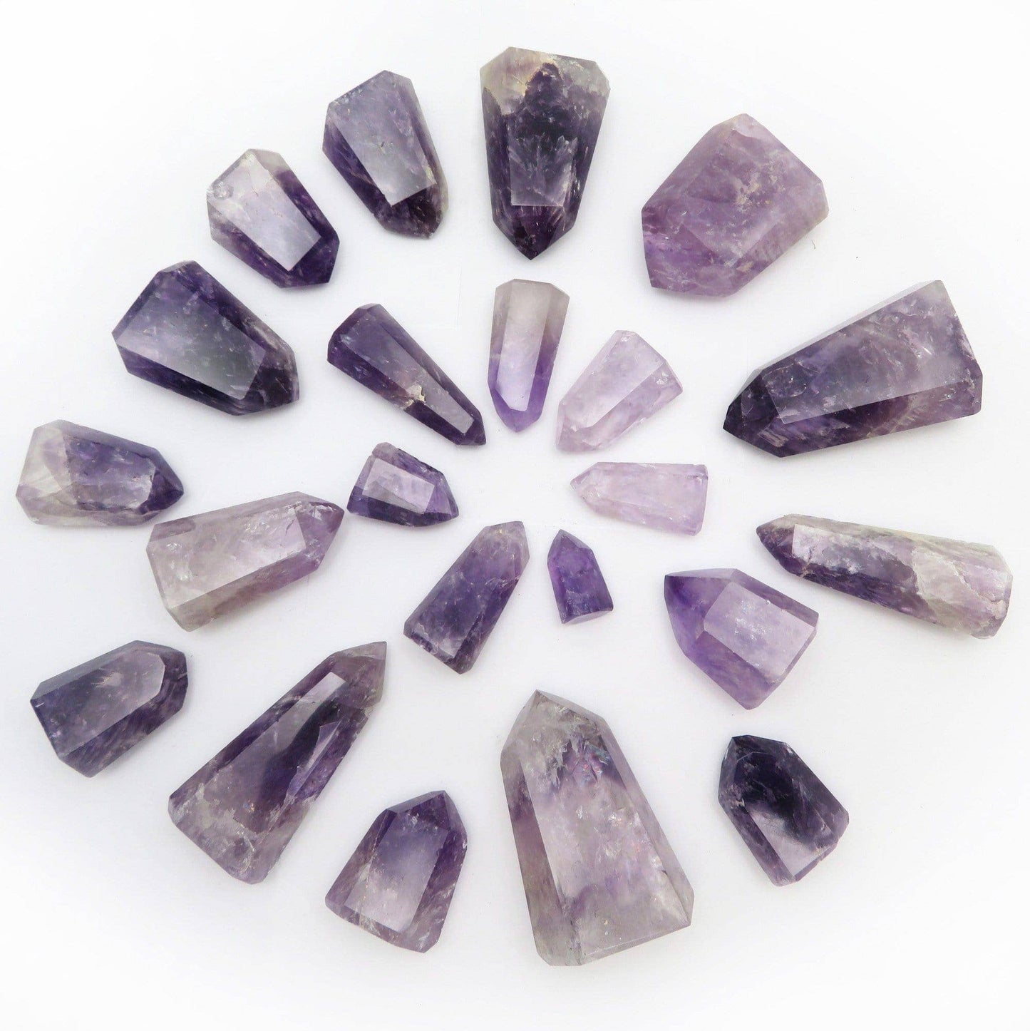 Crystal Amethyst Tower Calming Metaphysical Stone