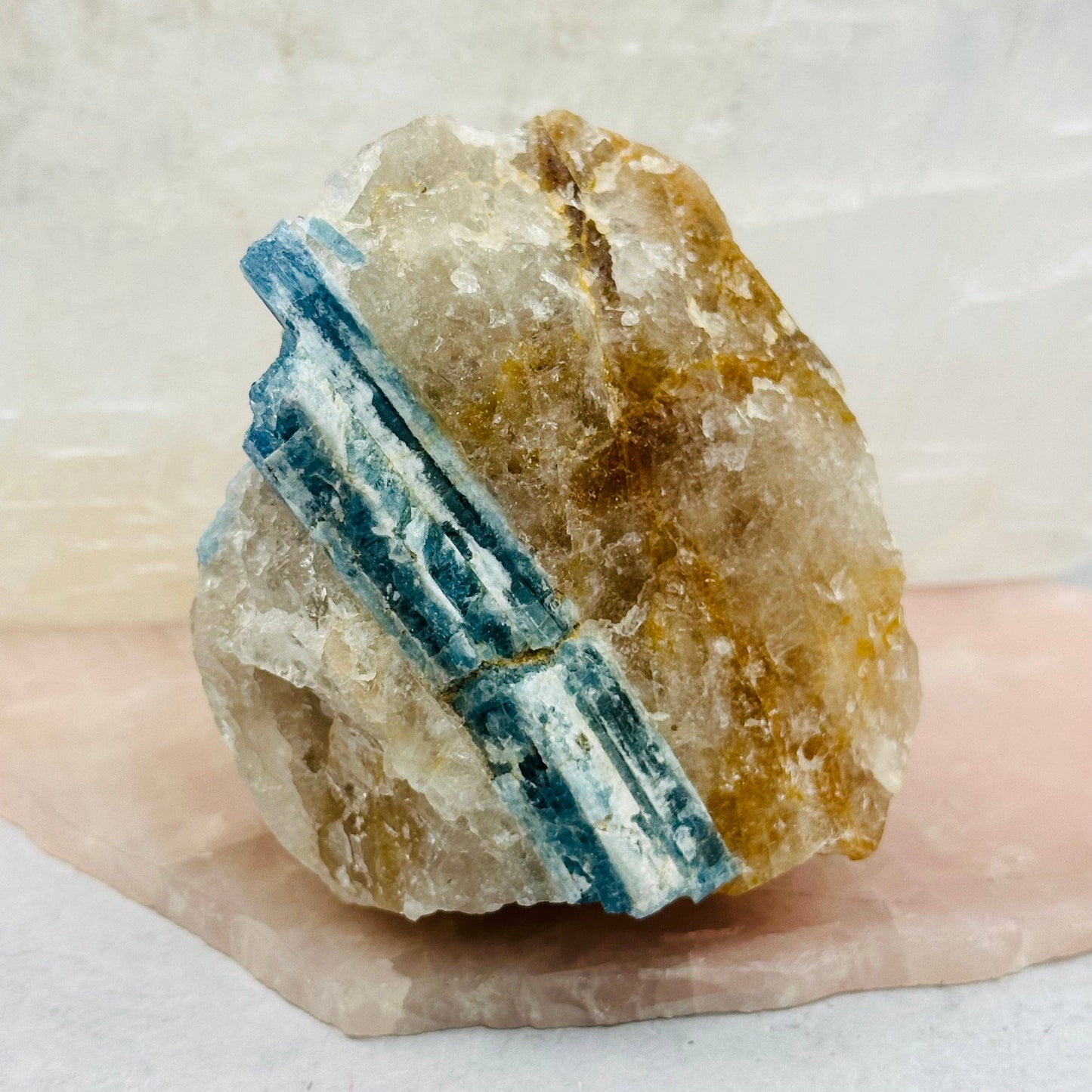 Rough Aquamarine Crystals on Matrix