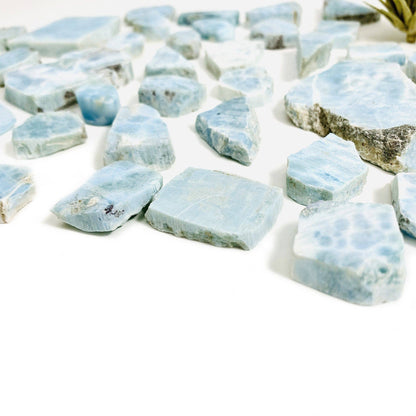 Larimar Freeformed Crystal Cabochons - By Weight (RK24)