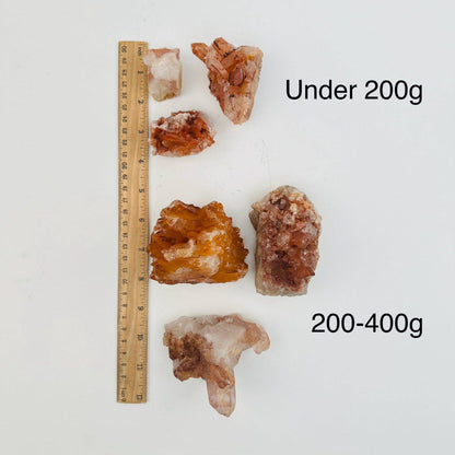 Tangerine Crystal Quartz Clusters - By Weight -