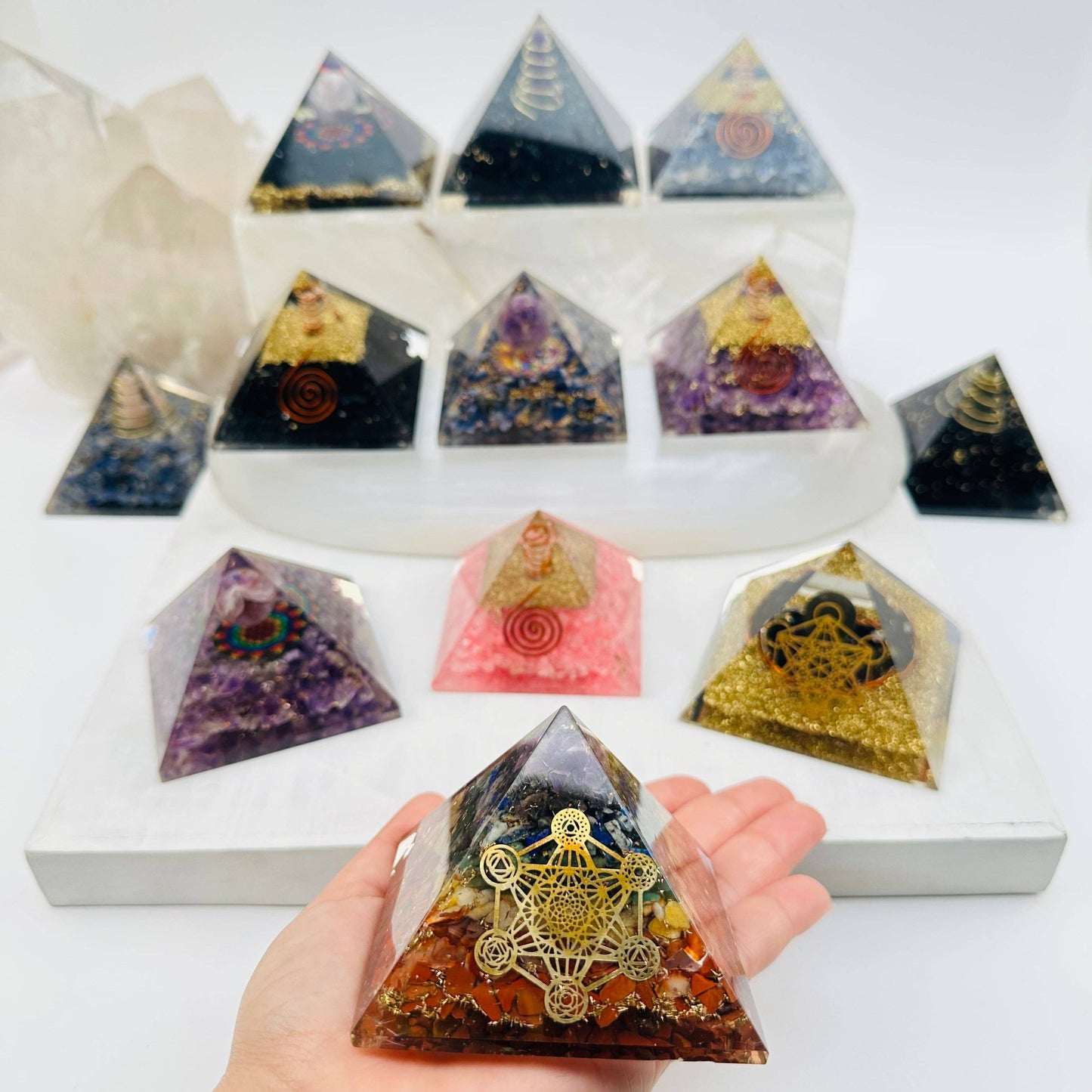 Orgone Crystal Pyramid