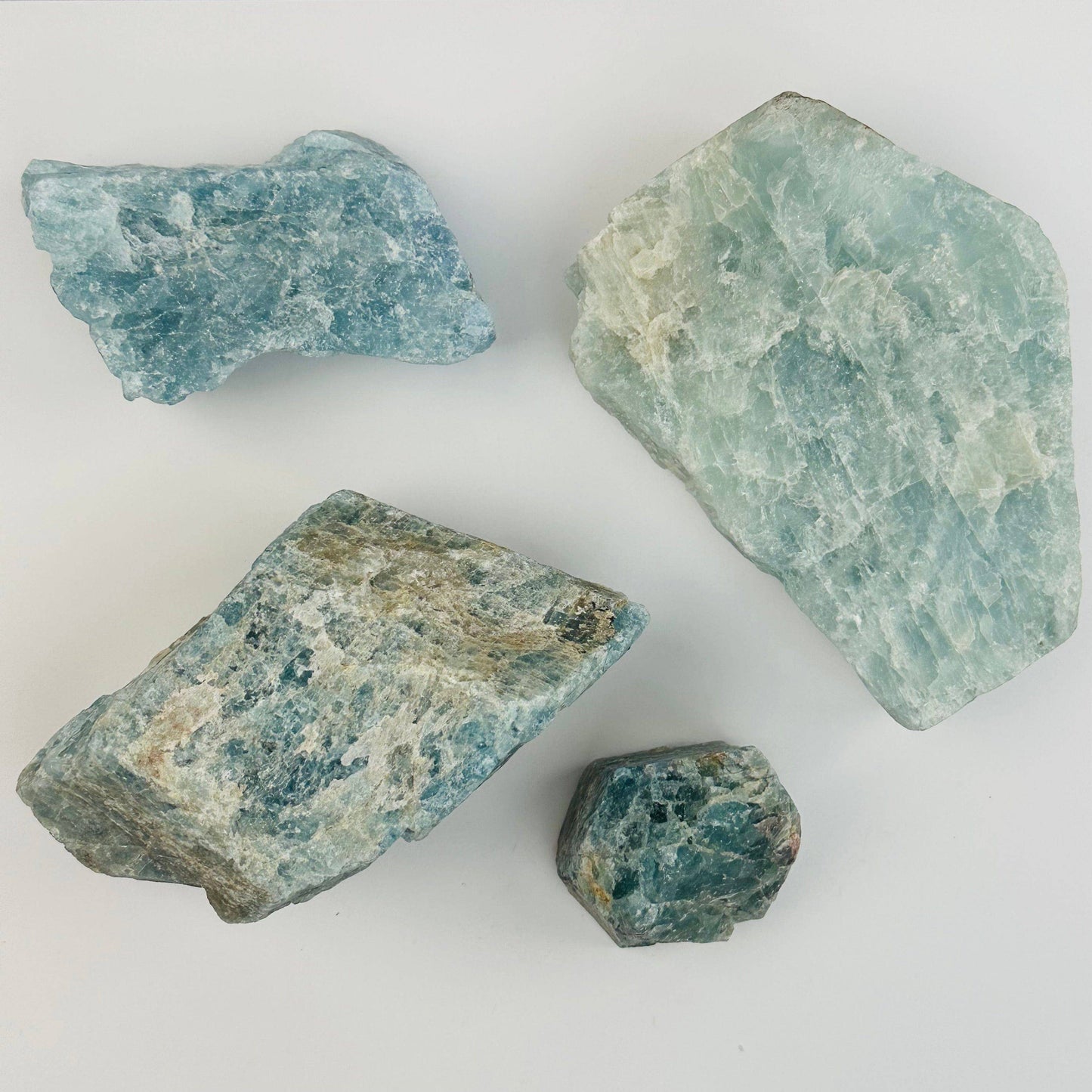 Rough Aquamarine Crystals - By Weight -