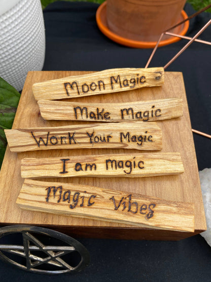 Hand Burned Palo Santo- Magic Collection