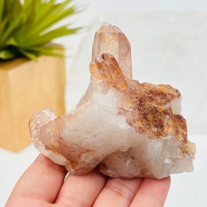 Tangerine Crystal Quartz Clusters - By Weight -