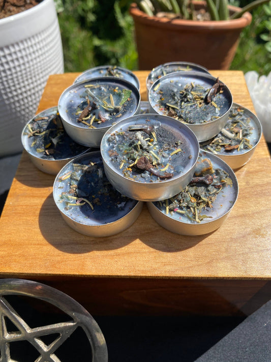 Banishing and Breakthrough Tealight Spell Candles