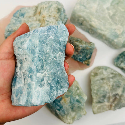 Rough Aquamarine Crystals - By Weight -