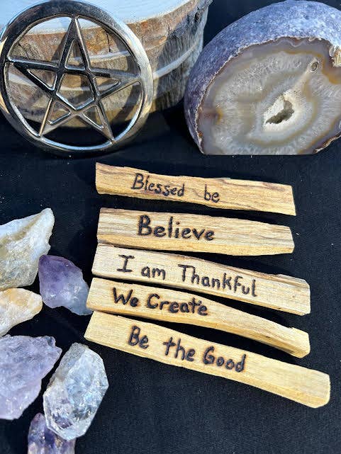 Hand Burned Palo Santo- Blessed Collection